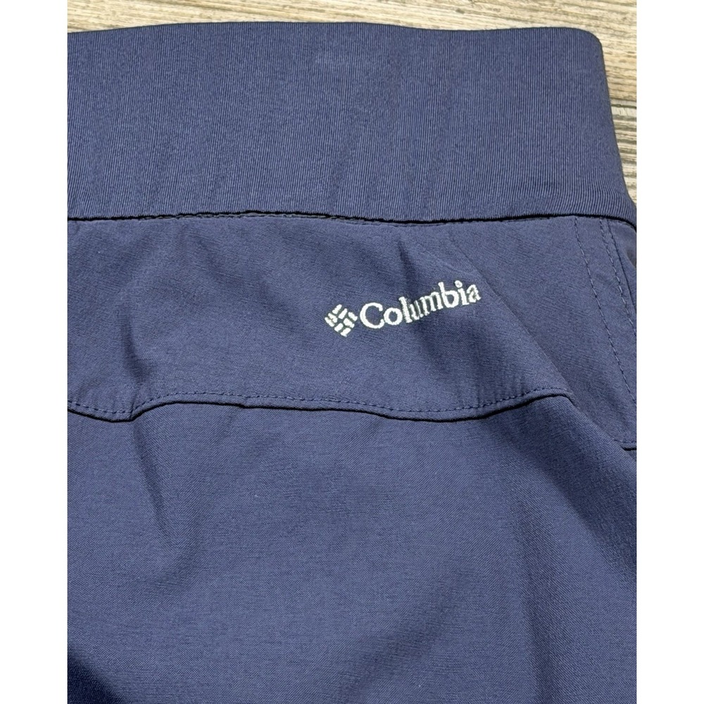 Columbia Activewear Skort Women's XL Blue Flat Front Pull On Elastic Waistband - Picture 5 of 10